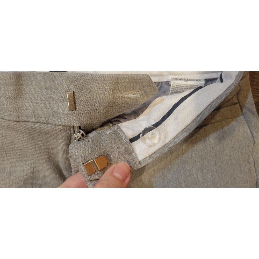 Banana Republic Women's Sloan Pants Gray Skinny Ankle Stretchy Size 2 Short - Picture 2 of 5